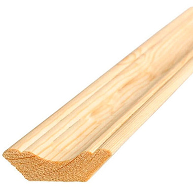 Плинтус деревянный 15х45х3000 мм